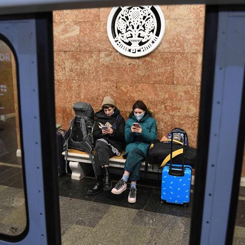 Angriff Kiew U-Bahn