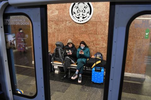 Angriff Kiew U-Bahn