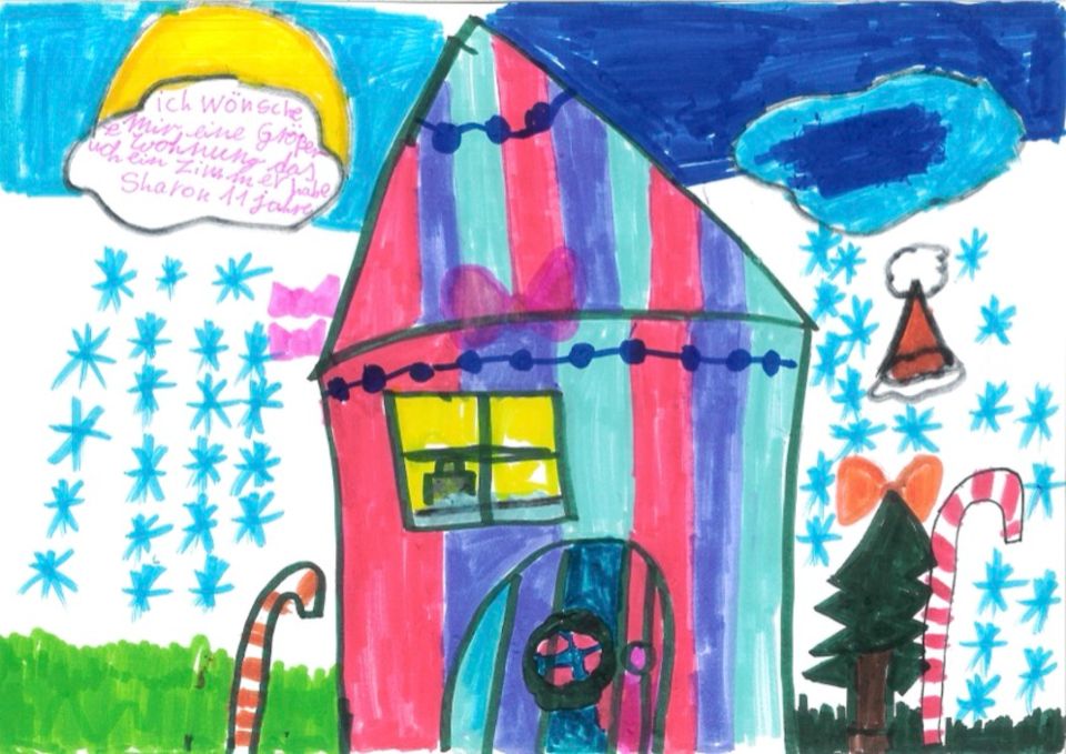 Wunschzettel-Aktion: Eine größere Wohnung und ein eigenes Zimmer für sich – der Weihnachtswunsch von der elfjährigen Sharon Eine größere Wohnung und ein eigenes Zimmer für sich – der Weihnachtswunsch von der elfjährigen Sharon