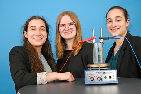 Hannah Amrhein und Lena und Hanna Fries