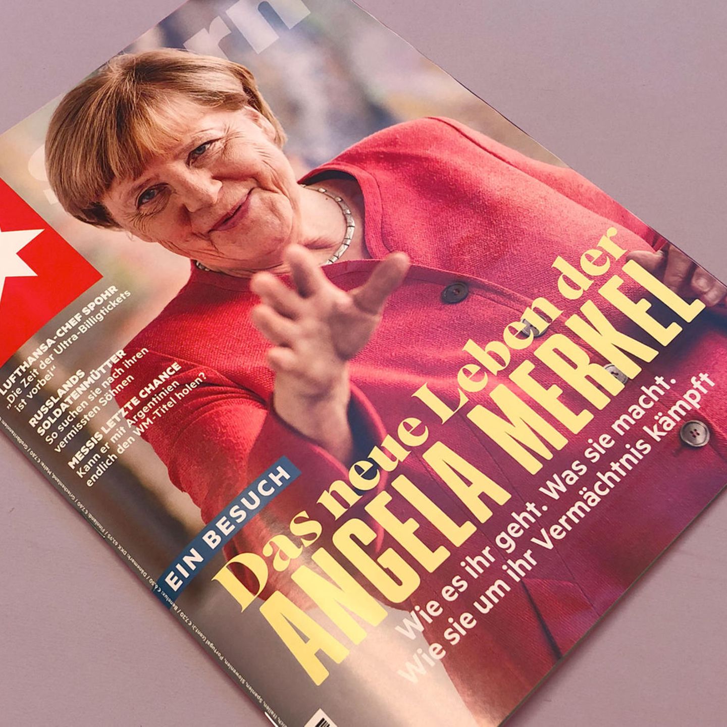 Angela Merkel im Gespräch Chefredakteur über den aktuellen stern STERN.de Foto