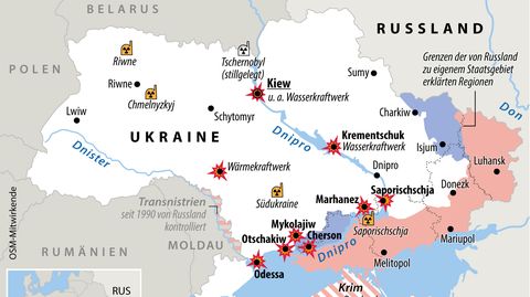 Angriffe auf die Ukraine