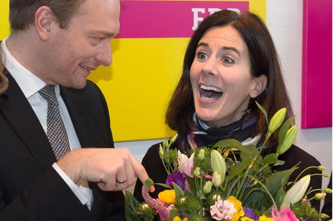 Katja Suding mit Christian Lindner