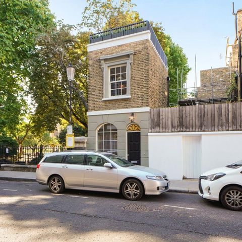 Außenansicht des winzigen Hauses in London