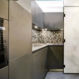 Die offene Küche im Erdgeschoss