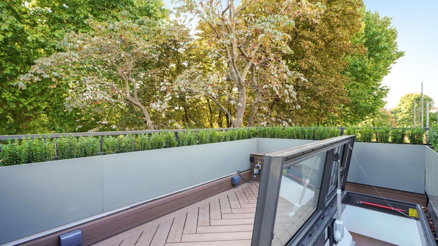 Die Dachterrasse des Hauses