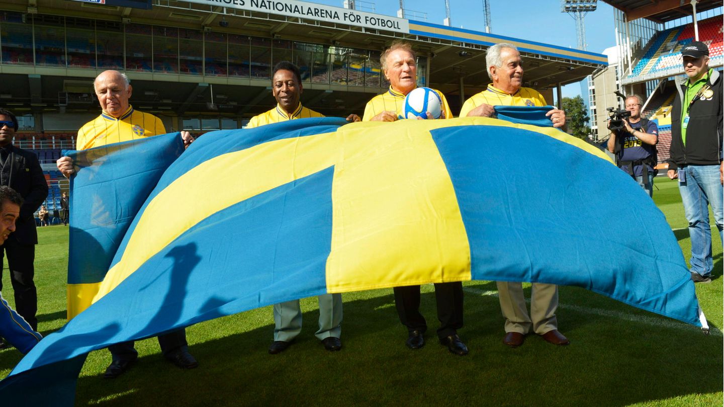 Brasilien Schweden Flagge