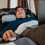 Unternehmer Khalid Nadeem Arif leidet unter dem Erschöpfungssyndrom