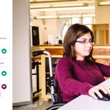 Infografik zur Situation von Menschen mit Behinderung auf dem Arbeitsmarkt