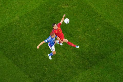Wirkten in Halbzeit zwei irgendwann beide durchaus zufrieden mit dem Ergebnis: Japan und Spanien bei der WM 2022