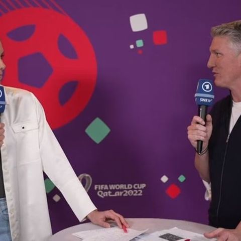 Bastian Schweinsteiger und Esther Sedlaczek