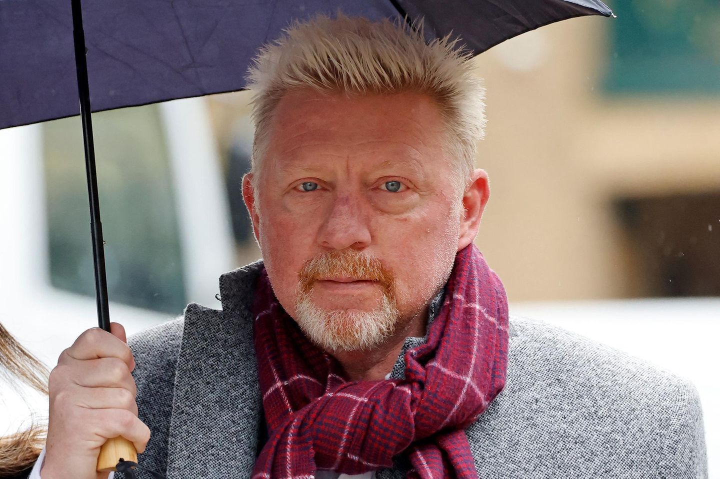 Boris Becker, hier vor Southwark Crown Court im April, sei "angenehm und ohne Allüren", so ein früherer Insasse von Huntercombe Prison