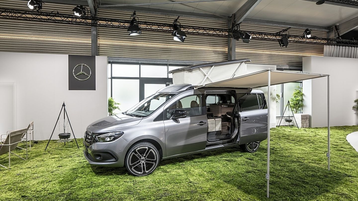 New: Mercedes EQT Marco Polo: space in the smallest hut