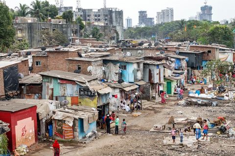 Ein Blick auf Dharavi – eins der größten Slums in Asien