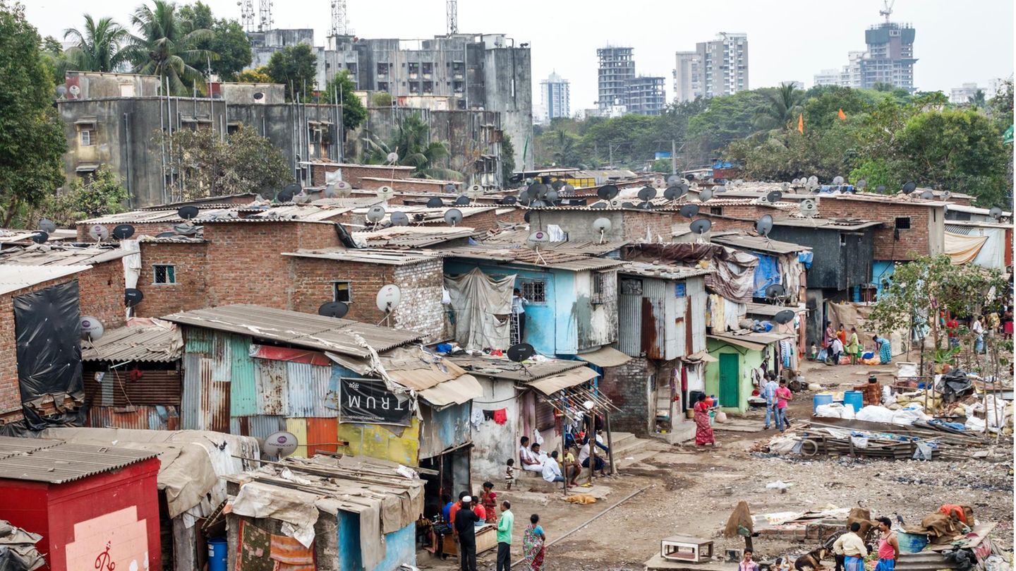 Ein Blick auf Dharavi – eins der größten Slums in Asien
