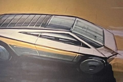 Tesla Cybertruck Zweitürer