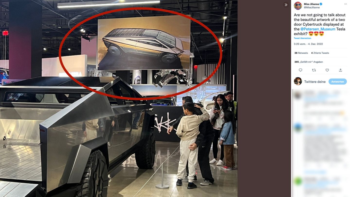 Tesla Cybertruck Zweitürer
