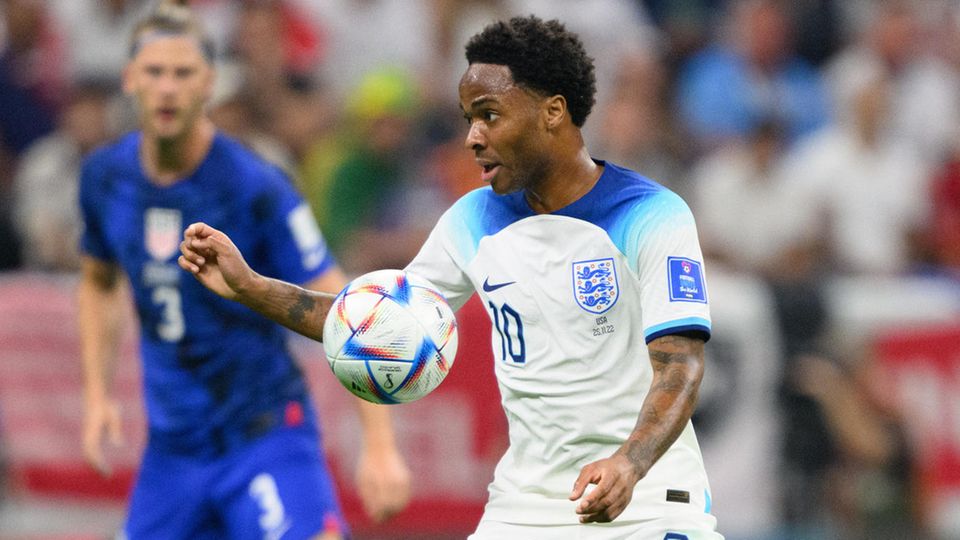 Raheem Sterling fehlte England im Achtelfinale der WM 2022