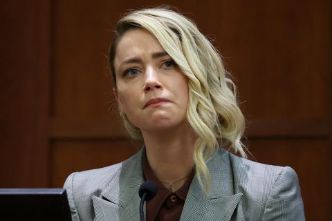 Amber Heard im Mai 2022 beim Prozess in Fairfax, Virginia