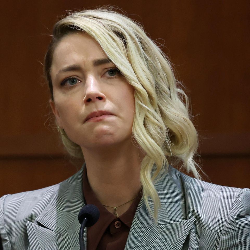 Amber Heard im Mai 2022 beim Prozess in Fairfax, Virginia