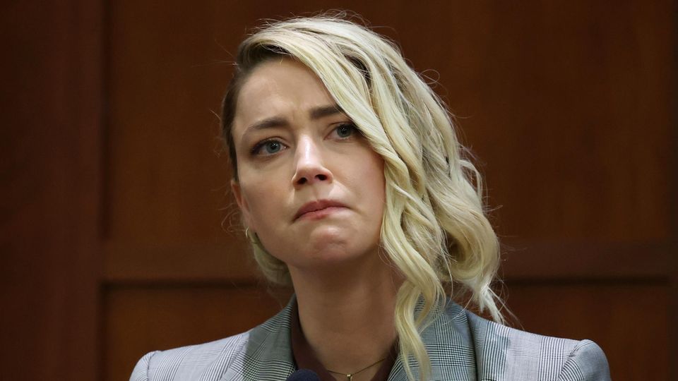 Amber Heard im Mai 2022 beim Prozess in Fairfax, Virginia