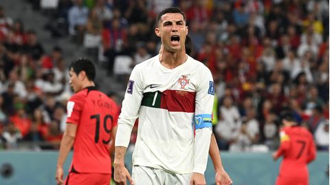 Cristiano Ronaldo beim WM-Spiel zwischen Südkorea und Portugal