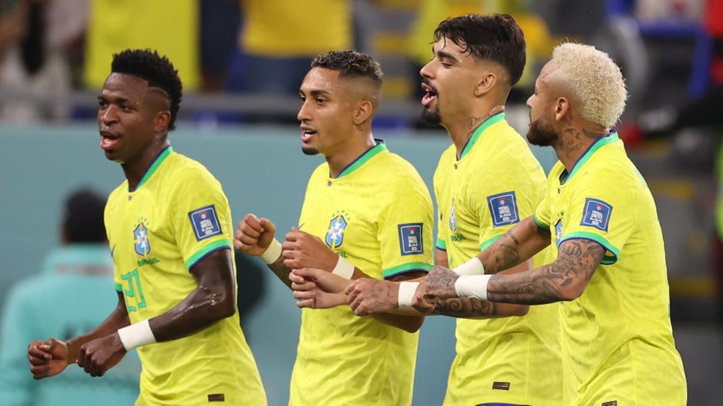 Neymar, Raphinha, Lucas Paqueta, Vinicius Junior