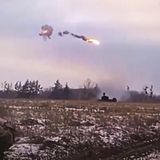 Abschuss eines Marschflugkörpers durch einen Gepard.