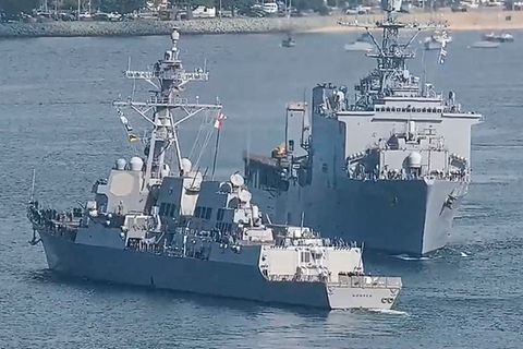 Nervenkitzel auf dem Meer: US-Kriegsschiffe auf Kollisionskurs