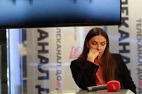 Generaldirektorin des Fernsehsenders Doschd Natalia Sindeeva