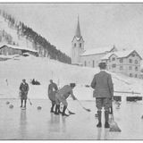 Auch eine beliebte Freizeitaktivität in St. Moritz: Eisstockschießen. 