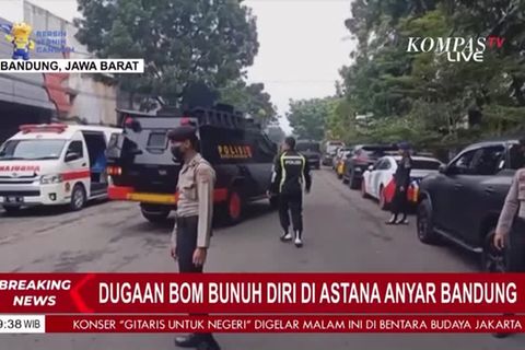 Video: Explosion an einer Polizeistation in Westjava