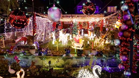 Weihnachtsbeleuchtung eines Elektrikers: Mann sammelt über 21 Jahre rund 30.000 Festtagslichter