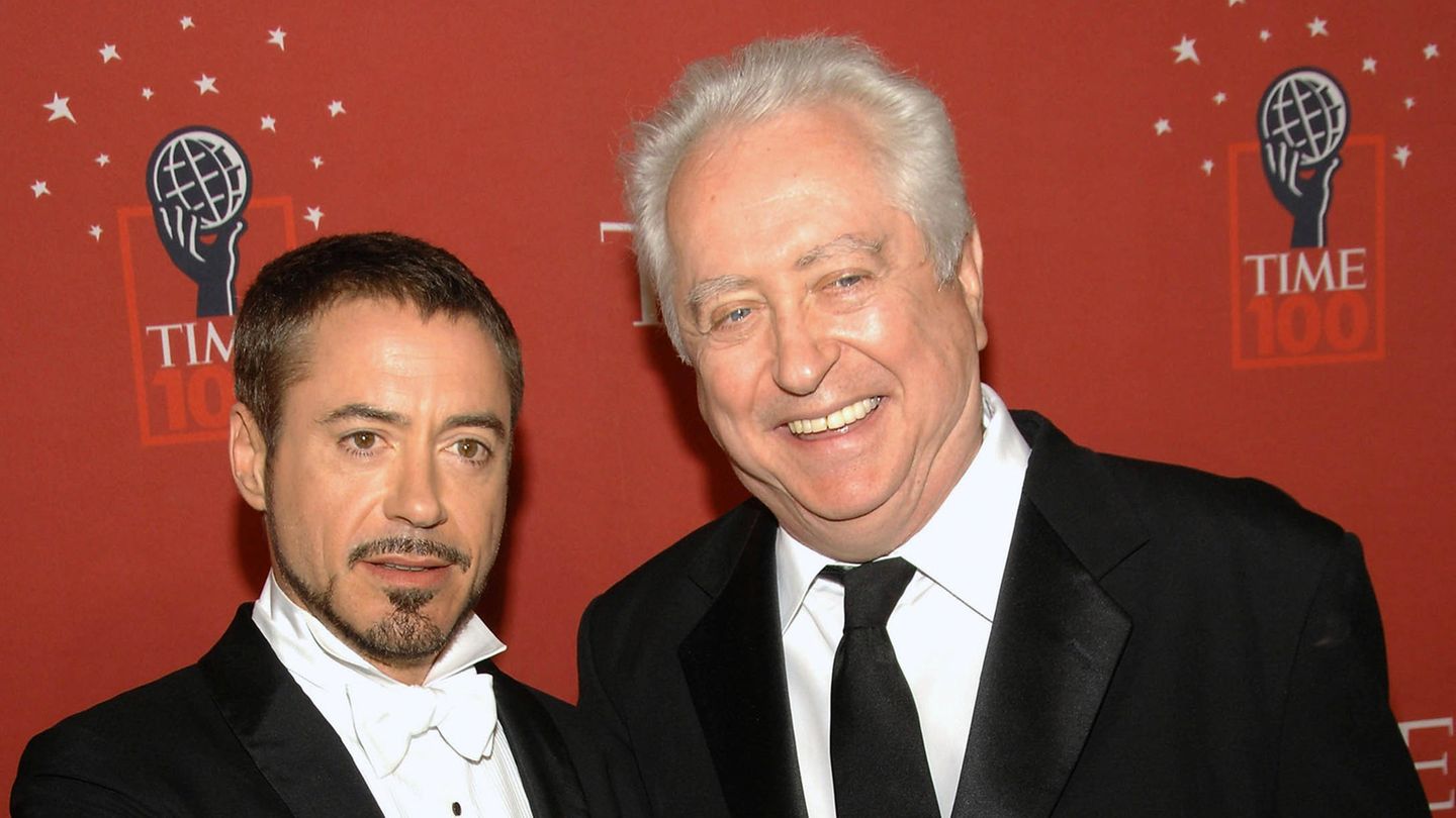 Robert Downey Jr. mit seinem Vater