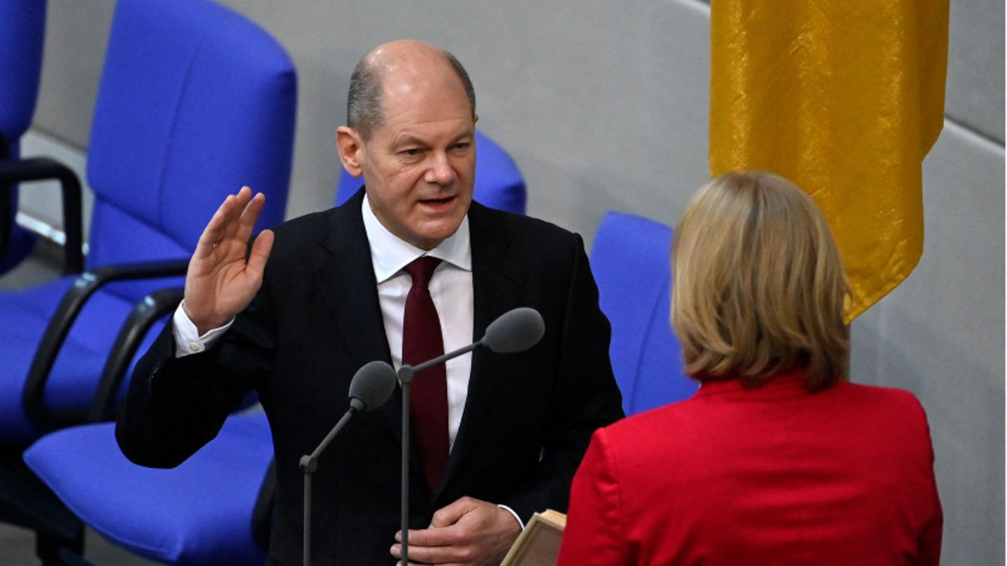 Am 8. Dezember 2021 leistete Olaf Scholz seinen Amtseid