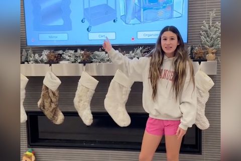 Wunschzettel als Powerpoint-Vortrag: Tochter von Influencerin präsentiert teure Weihnachts-Liste wie ein Profi