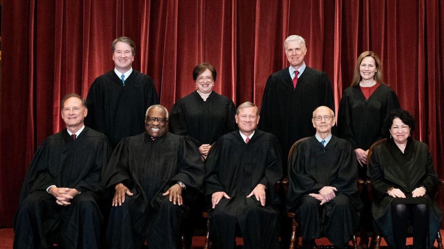 Der Oberste Gerichtshof der USA in seiner aktuellen Besetzung