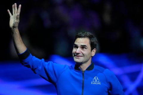 Federer bei seinem Abschiedsmatch in London, September 2022