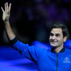 Federer bei seinem Abschiedsmatch in London, September 2022