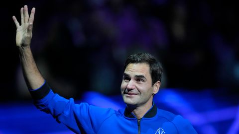 Federer bei seinem Abschiedsmatch in London, September 2022