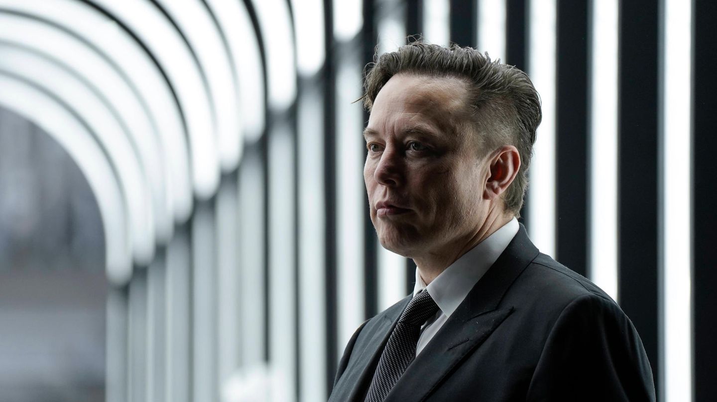 Tesla-CEO Elon Musk bei der Eröffnung der Tesla-Gigafactory in Grünheide im vergangenen März