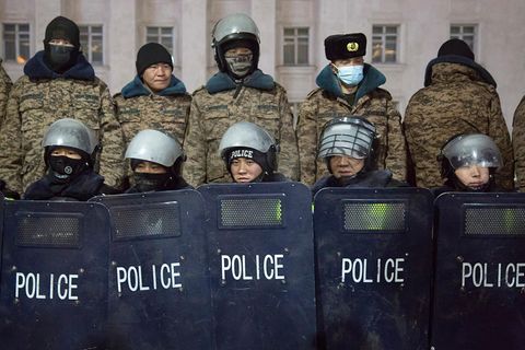 Chinesische Polizisten