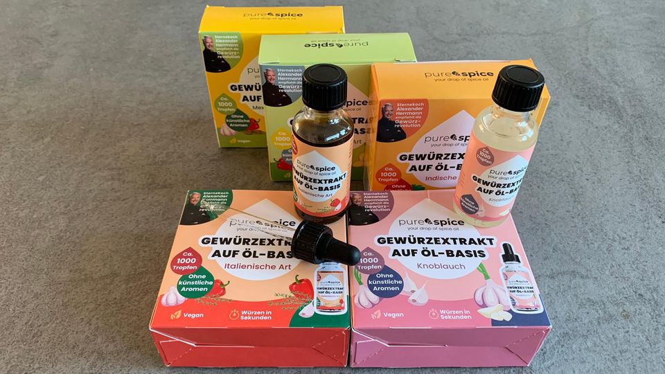 Purespice Vegane Gewürzextrakte auf Öl-Basis