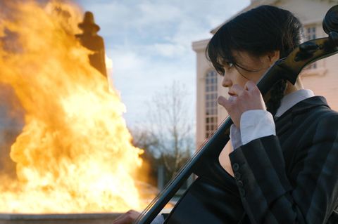 Jenna Ortega in "Wednesday"