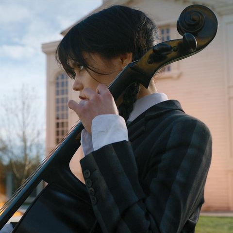 Jenna Ortega in "Wednesday"