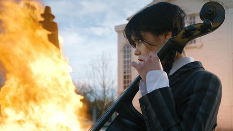Jenna Ortega in "Wednesday"