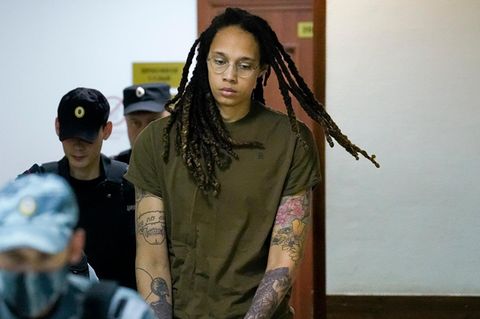 Brittney Griner, WNBA-Star und zweifache olympische Goldmedaillengewinnerin. Donald Trump kritisiert ihren Austaussch