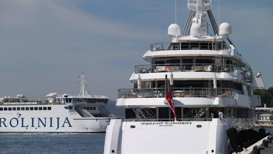 Eines seiner Luxus-Gegenstände: Diese Yacht gehört Reinhold Würth.