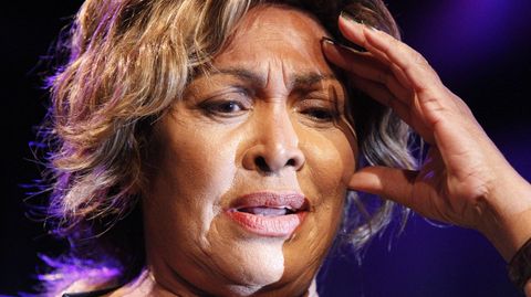 Tina Turner bei einem Konzert in Zürich