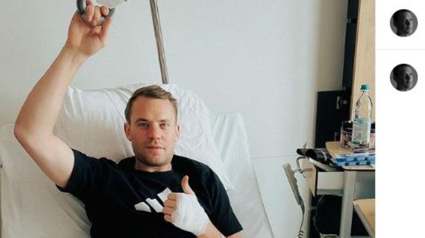 Manuel Neuer meldete sich via Instagram vom Krankenbett